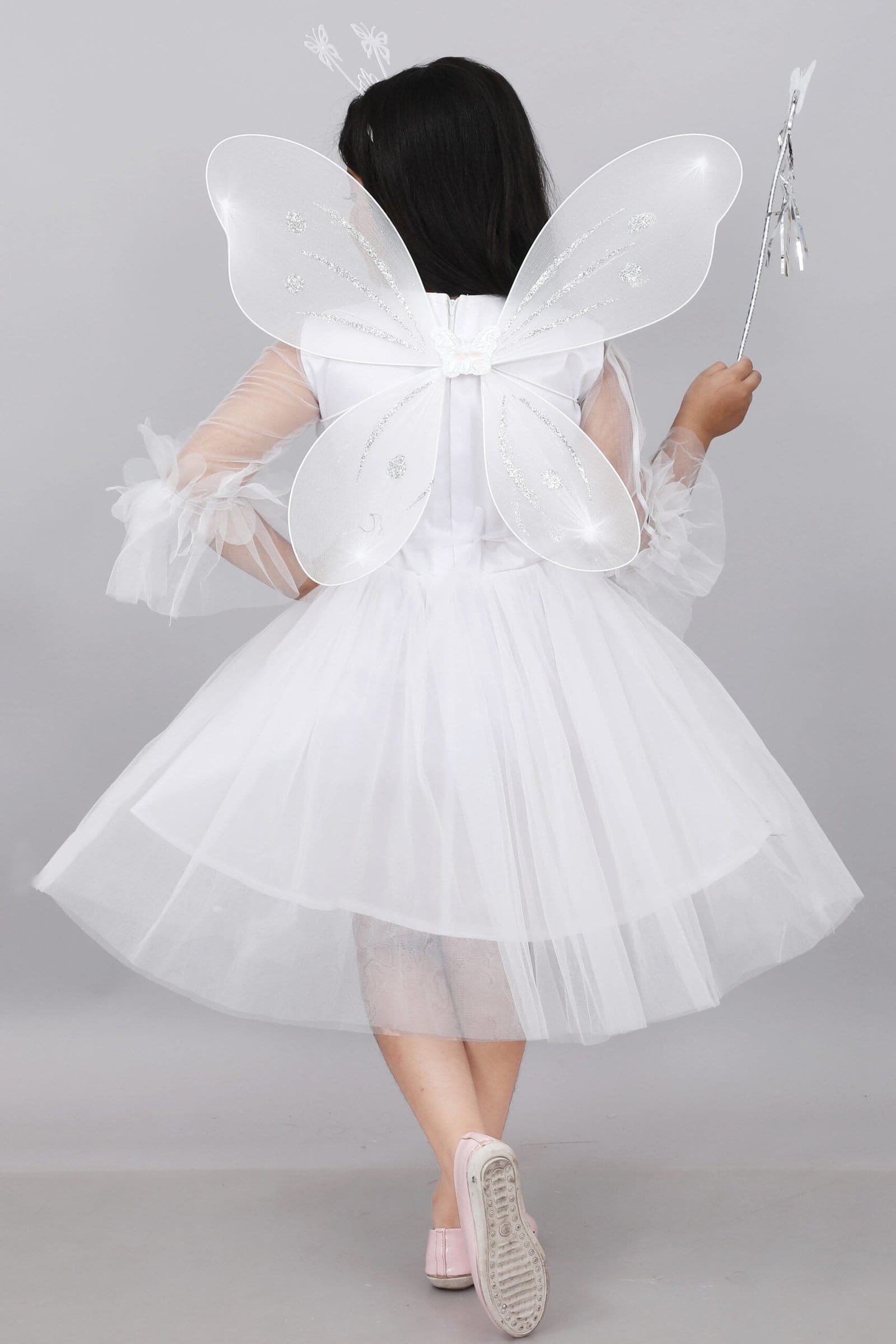 Pari Frock Dress for Girls White Color - Image 2