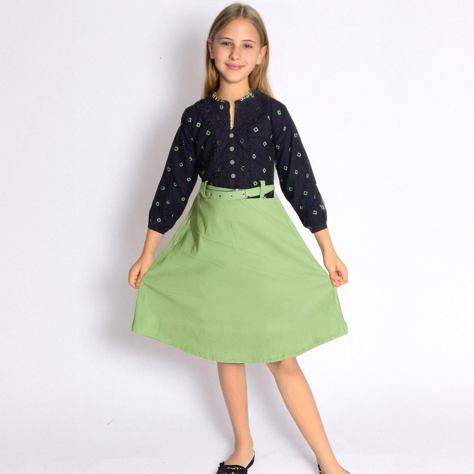 Women Long Shirt Dress Printed