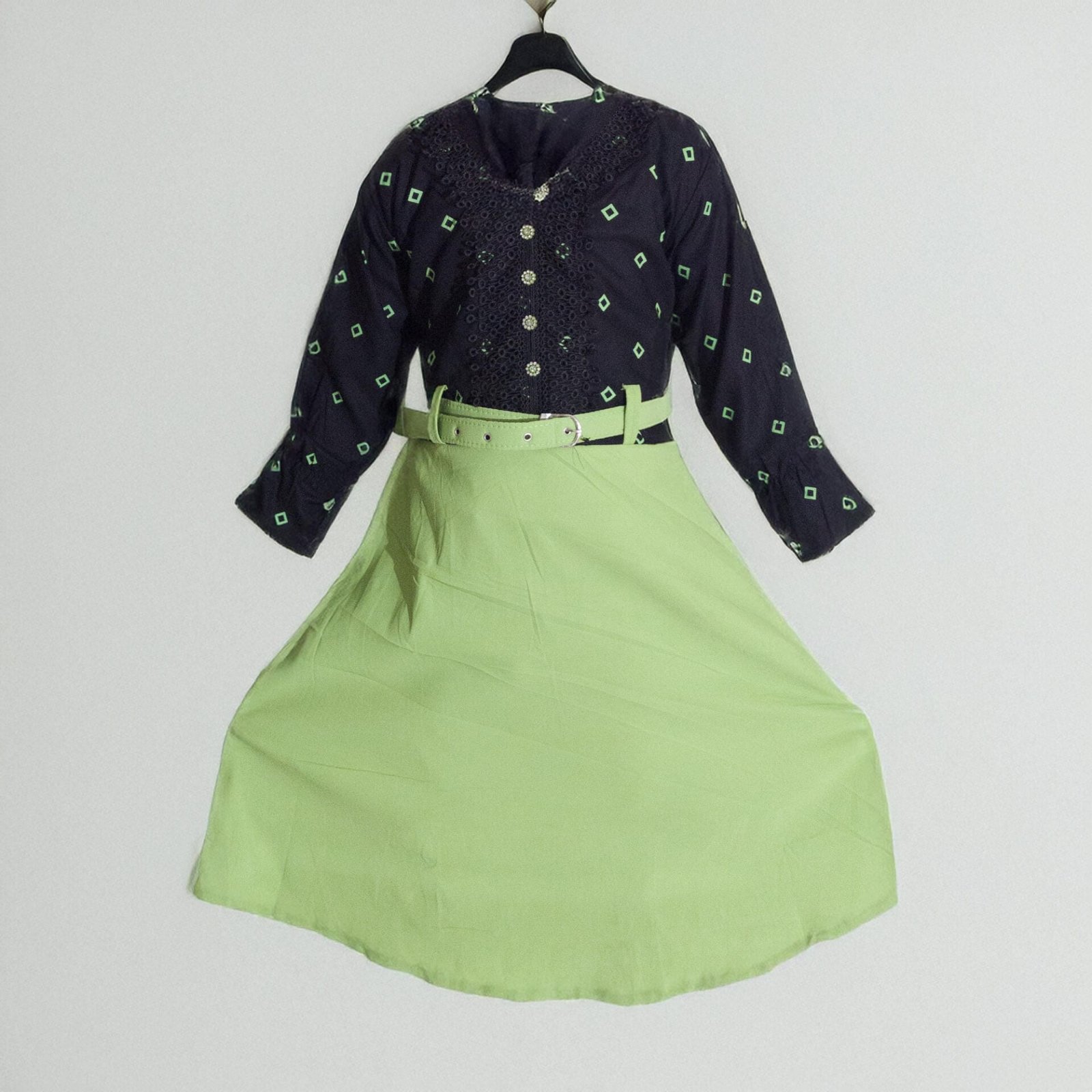 Women Long Shirt Dress Printed - Image 3