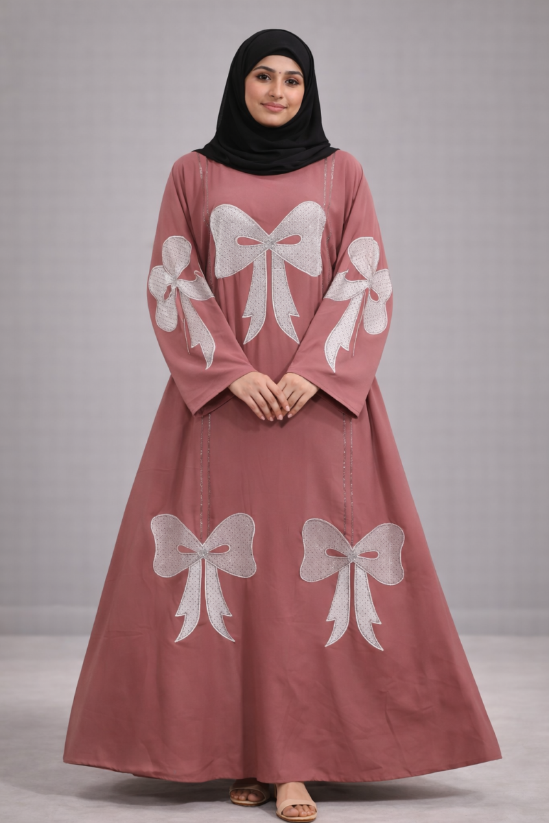 STYLE ABAYA / FABRIC FIRDOUS WITH Black DUPATTA ABAYA