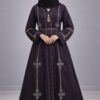 Elegant Women’s Black Abaya Dress – Modest Dubai Style Kaftan with Floral Embroidery, Open Front Kimono Robe for Prayer, Ramadan & Eid – Lightweight & Breathable Fabric | Shop X Now