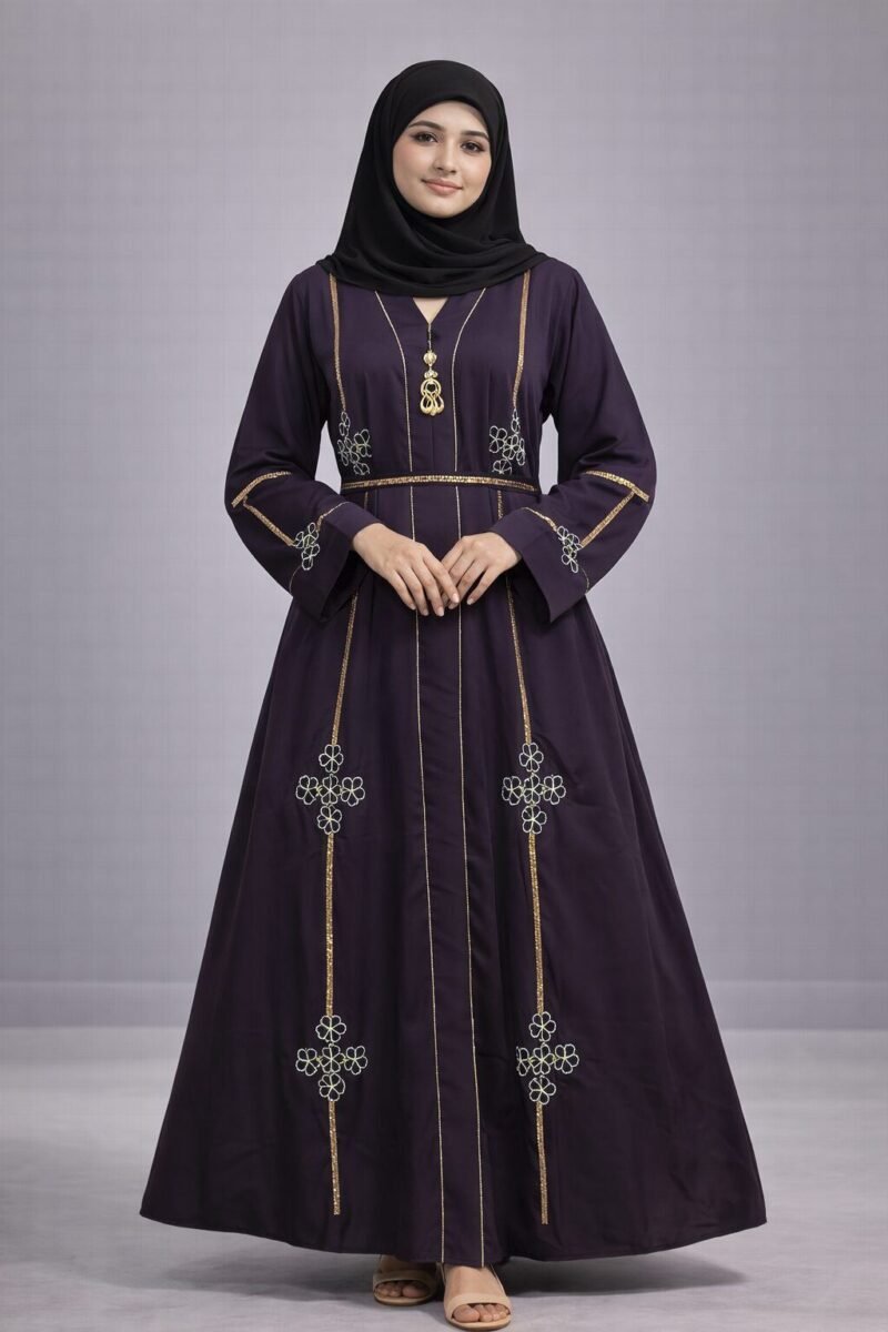 Elegant Women’s Black Abaya Dress – Modest Dubai Style Kaftan with Floral Embroidery, Open Front Kimono Robe for Prayer, Ramadan & Eid – Lightweight & Breathable Fabric Elegant Women’s Black Abaya Dress – Modest Dubai Style Kaftan with Floral Embroidery, Open Front Kimono Robe for Prayer, Ramadan & Eid – Lightweight & Breathable Fabric | Shop X Now