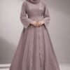 Cutout desgine Burqa ligth pink color