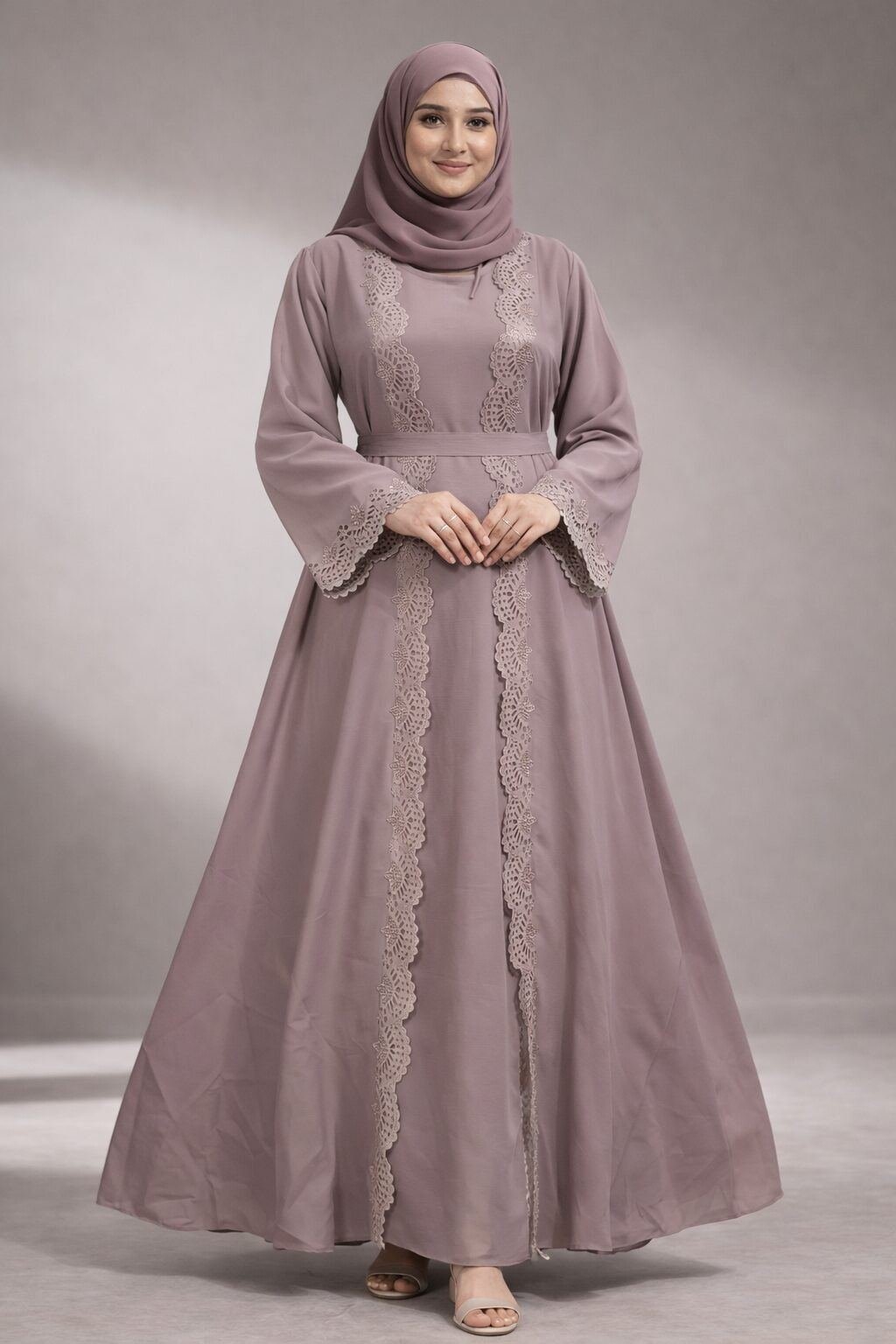 Cutout desgine Burqa ligth pink color Cutout desgine Burqa ligth pink color | Shop X Now