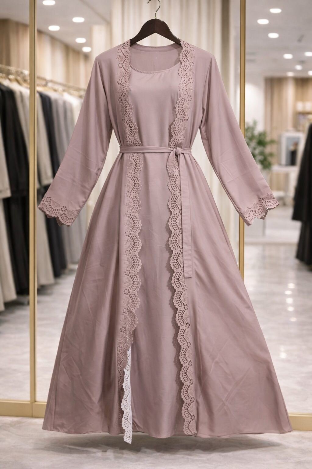 Cutout desgine Burqa ligth pink color Cutout desgine Burqa ligth pink color - Image 4 | Shop X Now
