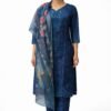 Cotton Embroidered Kurta Set for Women | Shop X Now