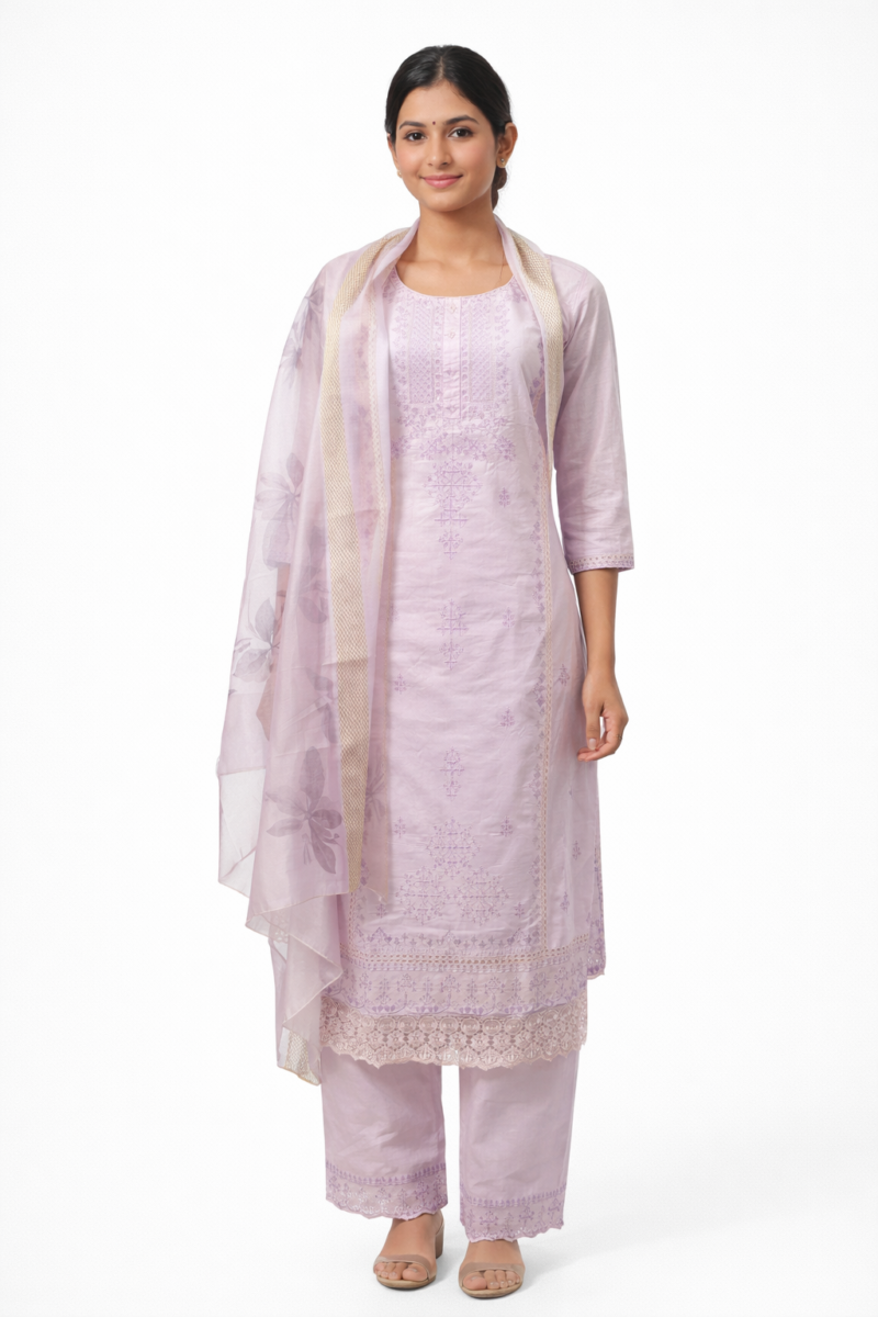Alternative view of Cotton Kurta Set for Women | Shop X Now