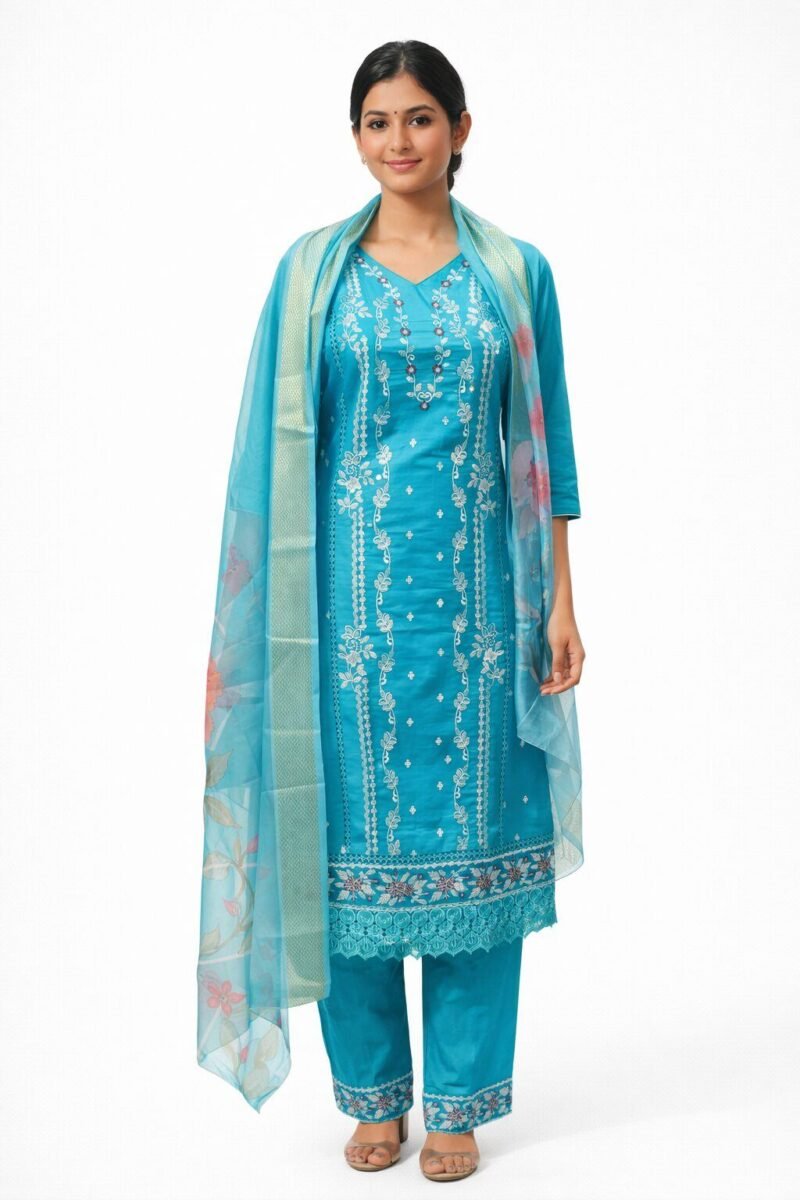 Alternative view of Cotton Kurta Set for Women | Shop X Now