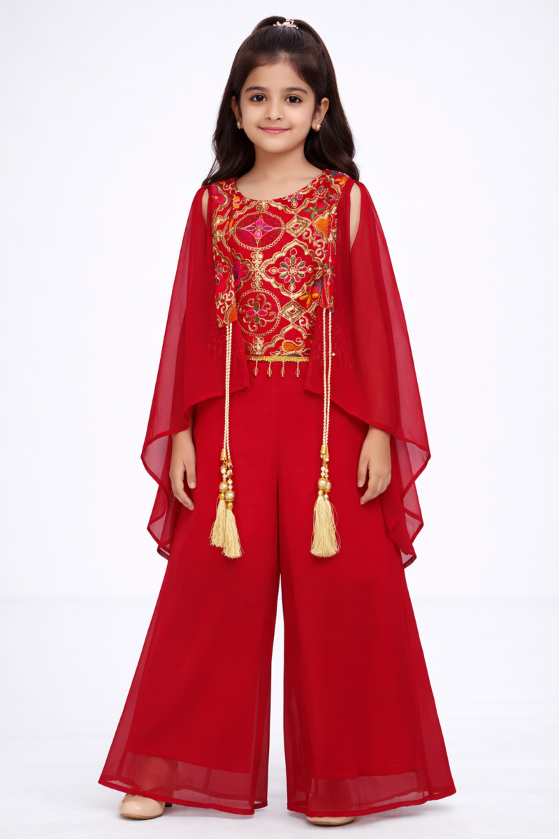 Kids New Clothing Set Red Color