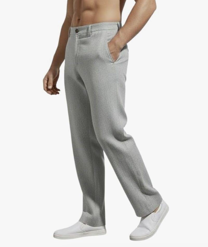 Casual Trousers for Men |Men’s Regular Fit Straight Pants |Comfortable Stylish Trousers for Men |Soft Fabric Chinos for Everyday Wear, Travel & Office |Linen Cotton Bottom Wear | Shop X Now