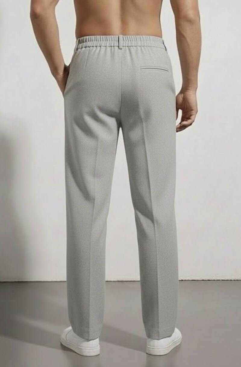 Alternative view of Casual Trousers for Men |Men’s Regular Fit Straight Pants |Comfortable Stylish Trousers for Men |Soft Fabric Chinos for Everyday Wear, Travel & Office |Linen Cotton Bottom Wear | Shop X Now
