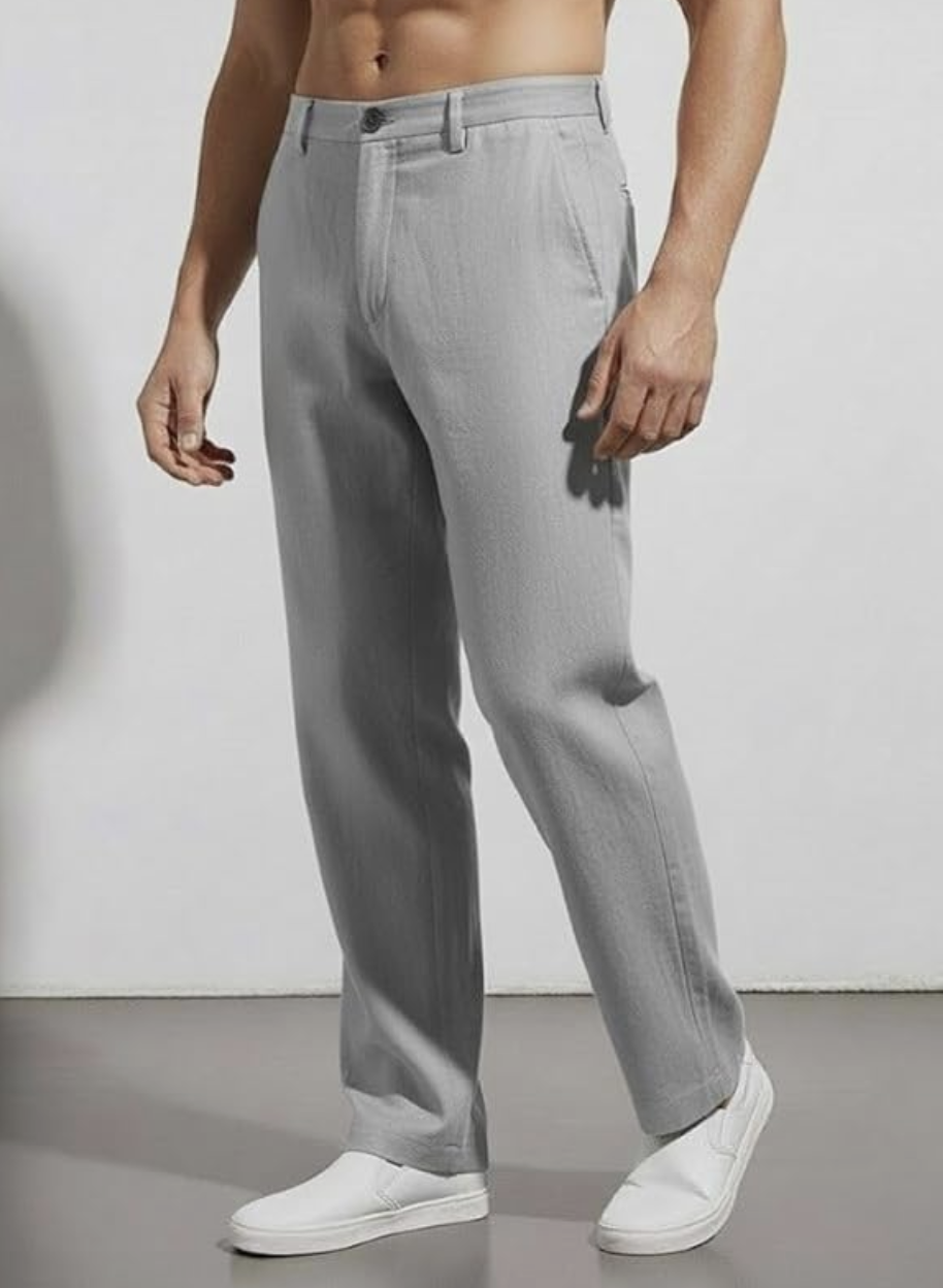 Casual Trousers for Men |Men’s Regular Fit Straight Pants |Comfortable Stylish Trousers for Men |Soft Fabric Chinos for Everyday Wear, Travel & Office |Linen Cotton Bottom Wear Casual Trousers for Men |Men’s Regular Fit Straight Pants |Comfortable Stylish Trousers for Men |Soft Fabric Chinos for Everyday Wear, Travel & Office |Linen Cotton Bottom Wear - Image 3 | Shop X Now