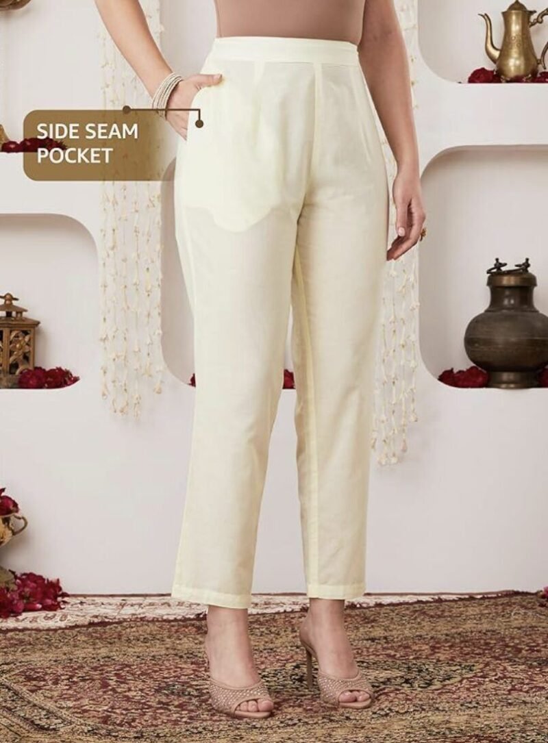 Women's Embroidered Cotton Kurta Pant Set with Dupatta (Available in Plus Sizes) - Image 3 | Shop X Now