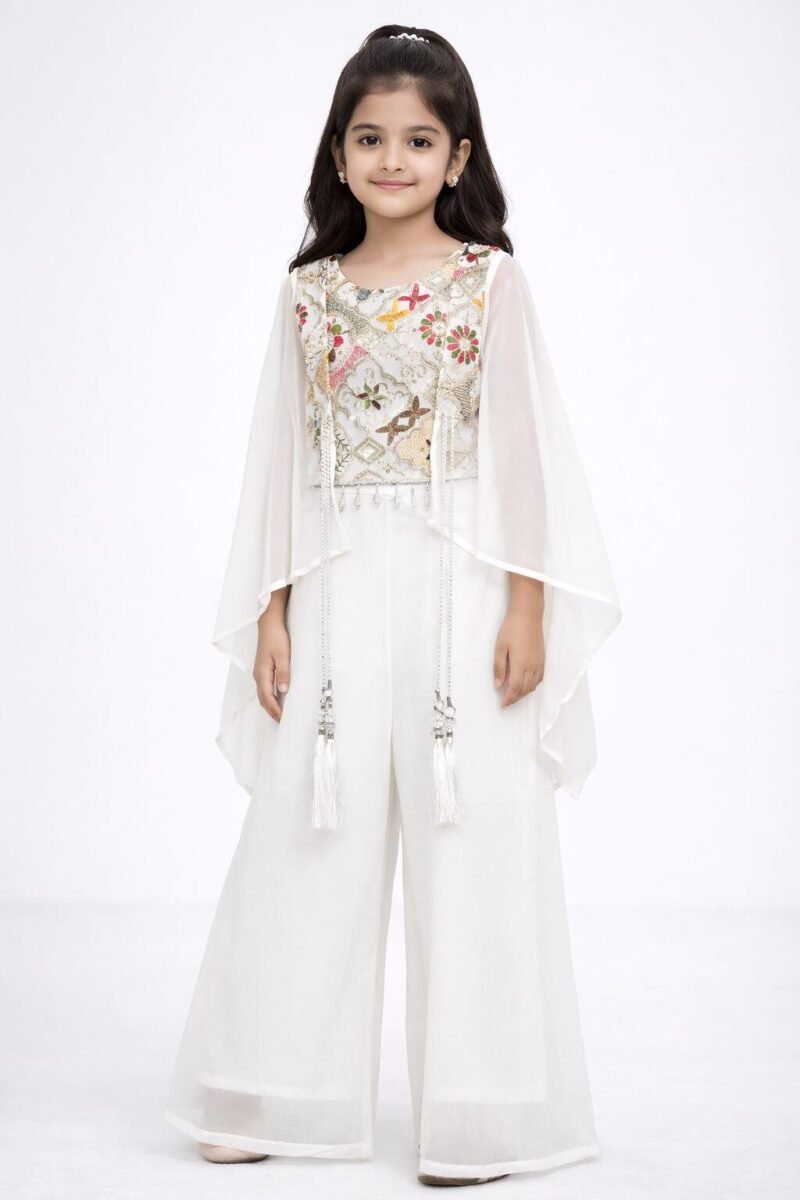 Girls kids clothing set White color | Shop X Now