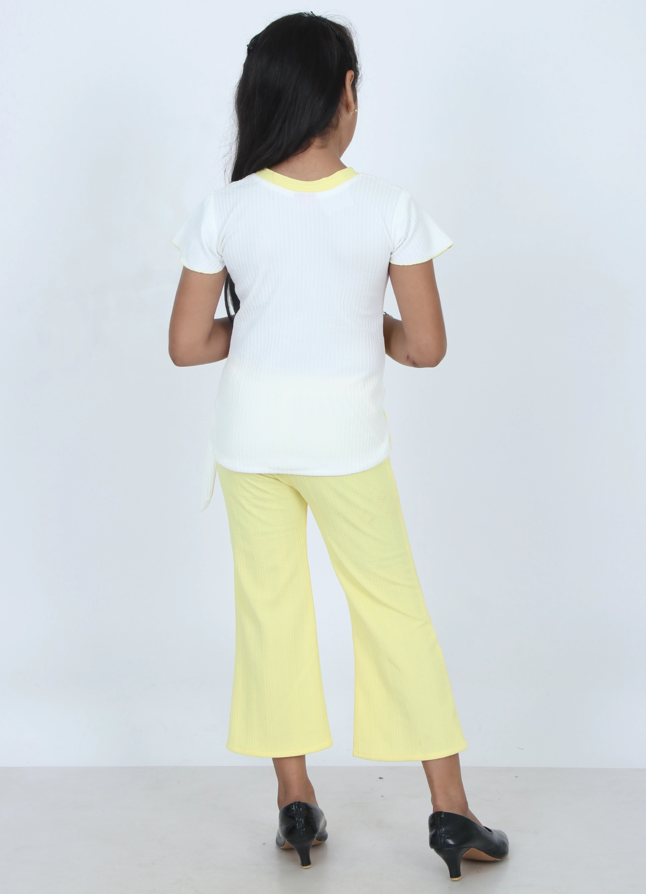 girls clothing sets for kids top plazoo set Yellow color girls clothing sets for kids top plazoo set Yellow color - Image 5 | Shop X Now