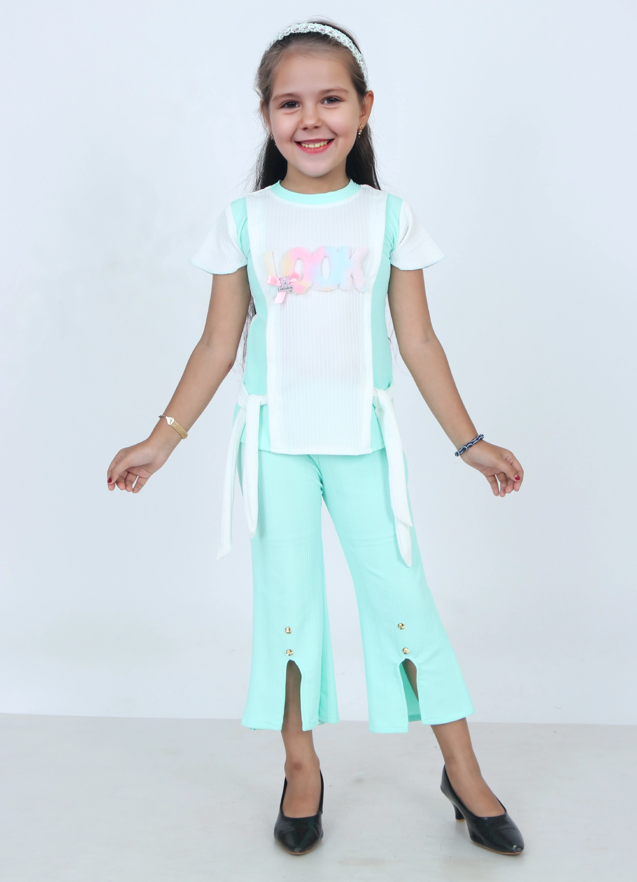 girls clothing sets for kids top plazoo set skyblue color girls clothing sets for kids top plazoo set skyblue color | Shop X Now