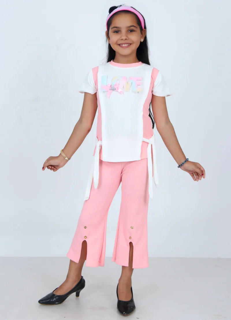 girls clothing sets for kids top plazoo set Pink color