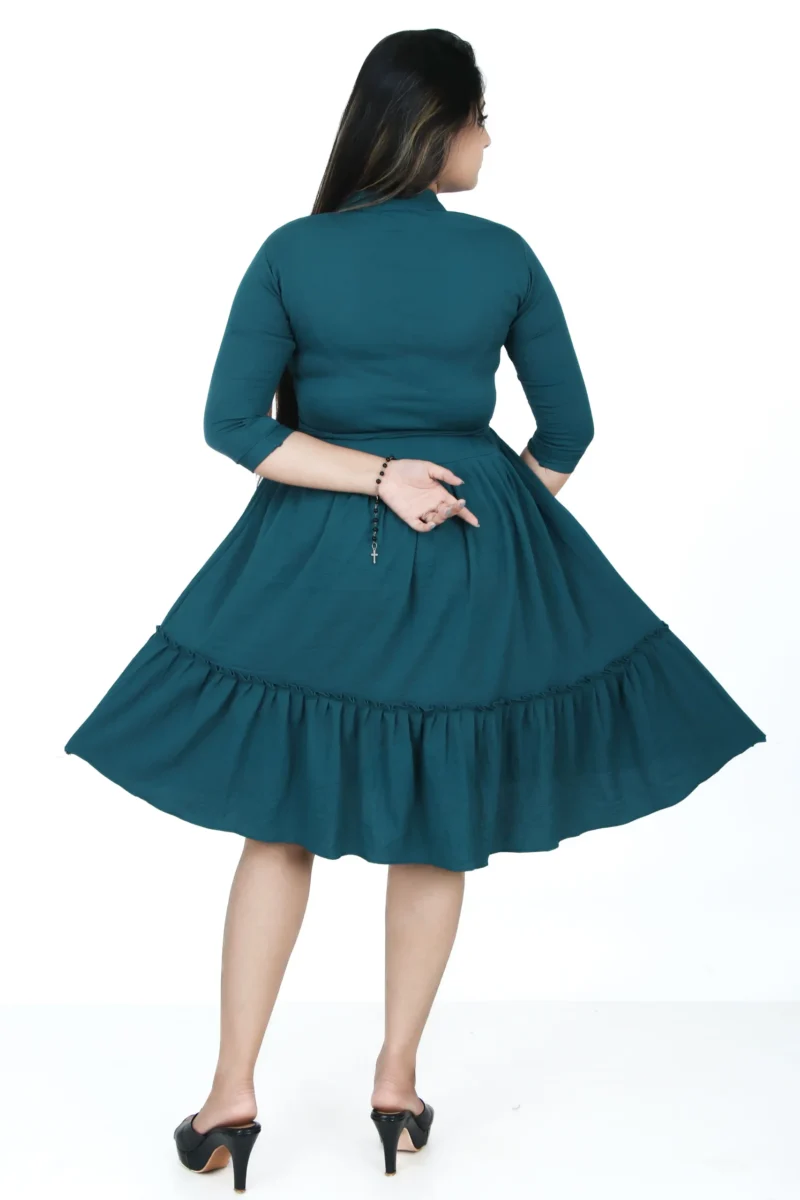 Alternative view of Women Long Tops | Green Color | westren wear dress