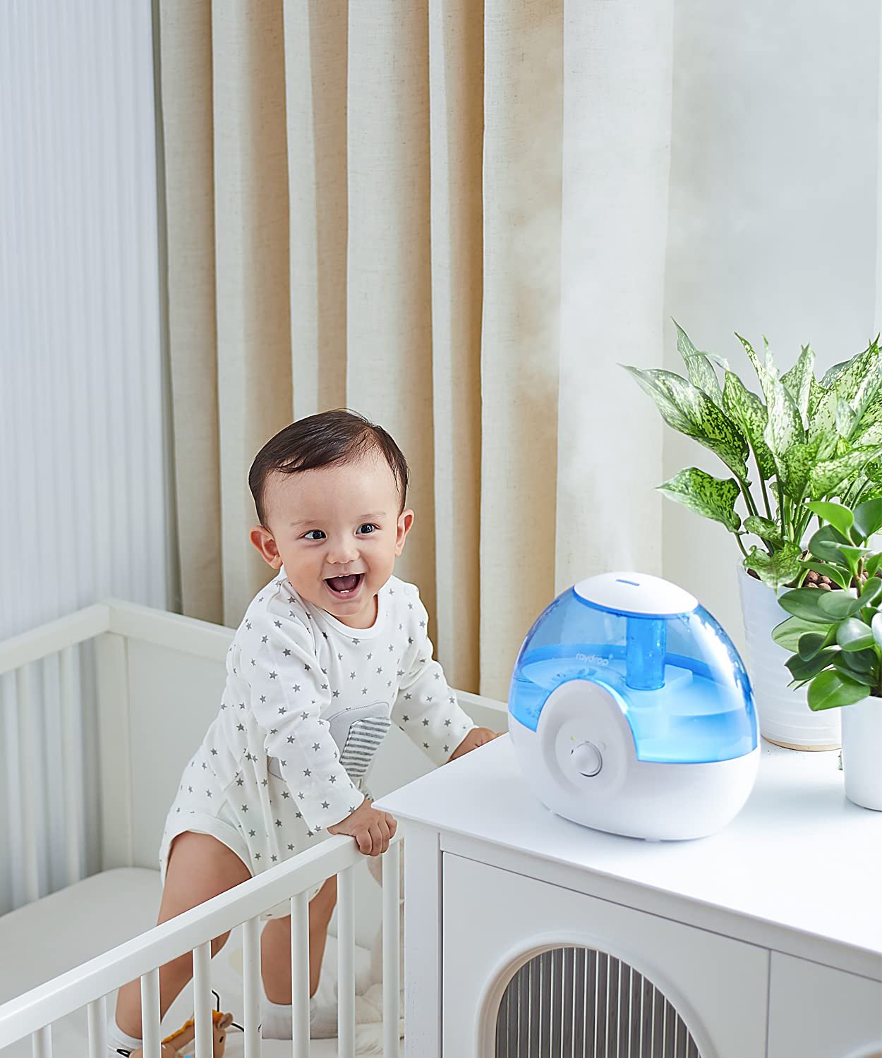 raydrop Cool Mist Ultrasonic Humidifier 2.2L, Quiet, 28dB, Easy Clean, Auto Shut-off, 30 Hours Work, Night Light (Blue) raydrop Cool Mist Ultrasonic Humidifier 2.2L, Quiet, 28dB, Easy Clean, Auto Shut-off, 30 Hours Work, Night Light (Blue) - Image 5 | Shop X Now