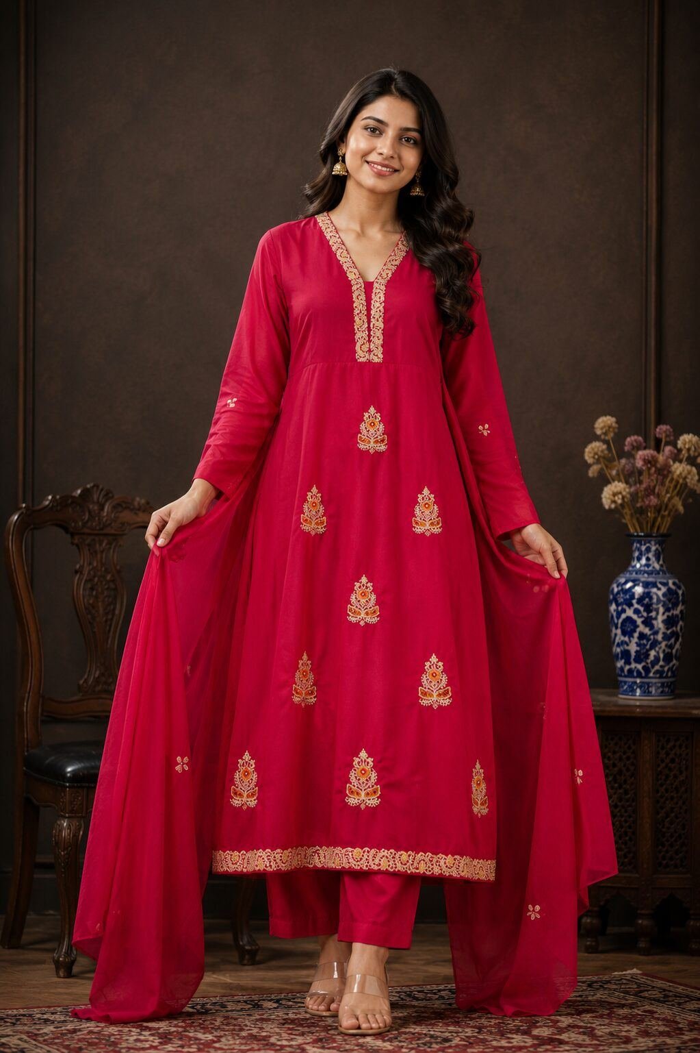 women Red color best qulaty cotton dress women Red color best qulaty cotton dress | Shop X Now