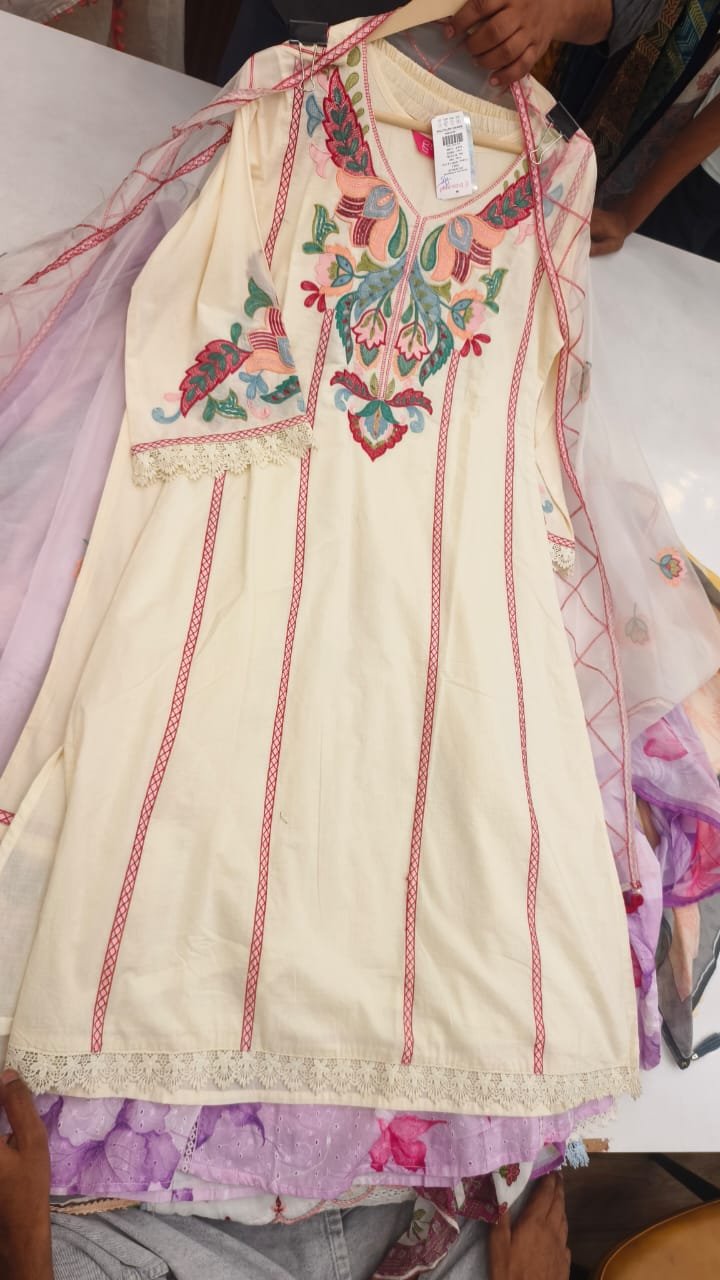 Alternative view of Women Fashion Dress White Work