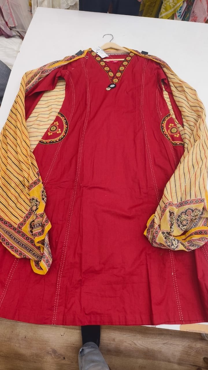 Alternative view of Women New dress Cotton Ambotry colelction set