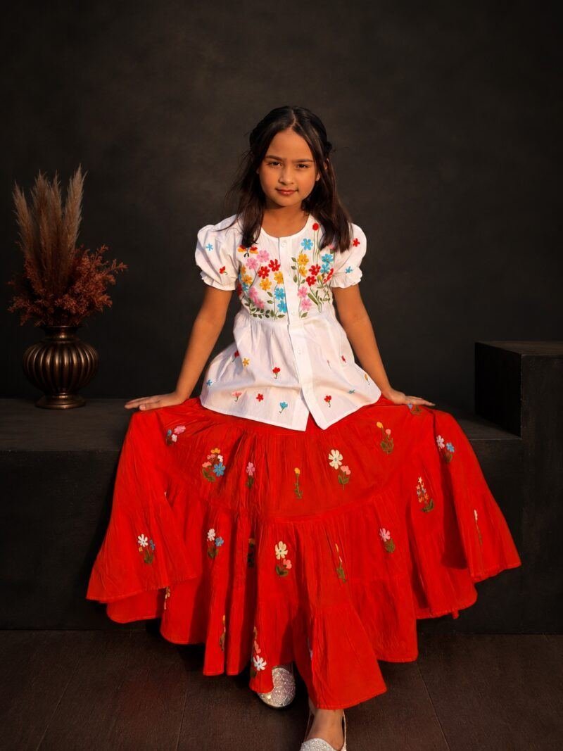 Girls Kids DRess Multi comor ambotary work dess