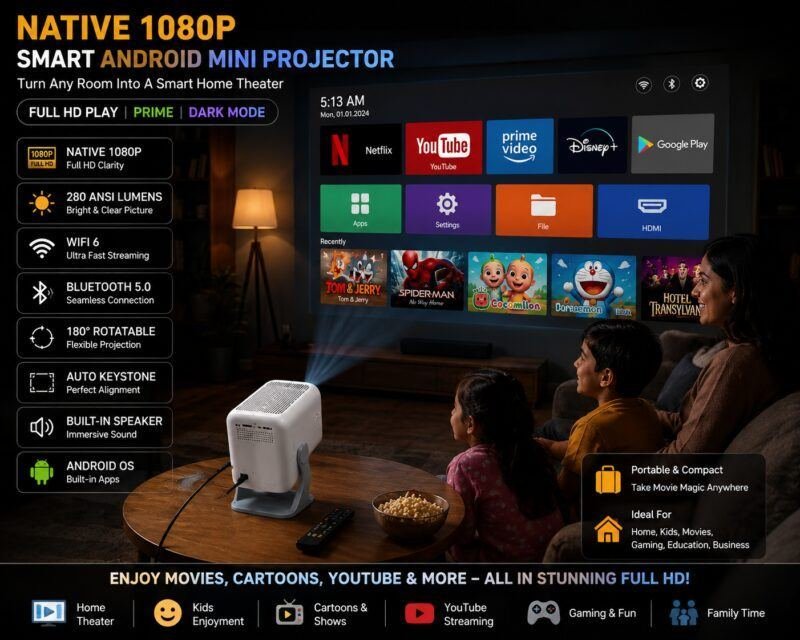 Projector Mini Portabel Afortabel Qualty best